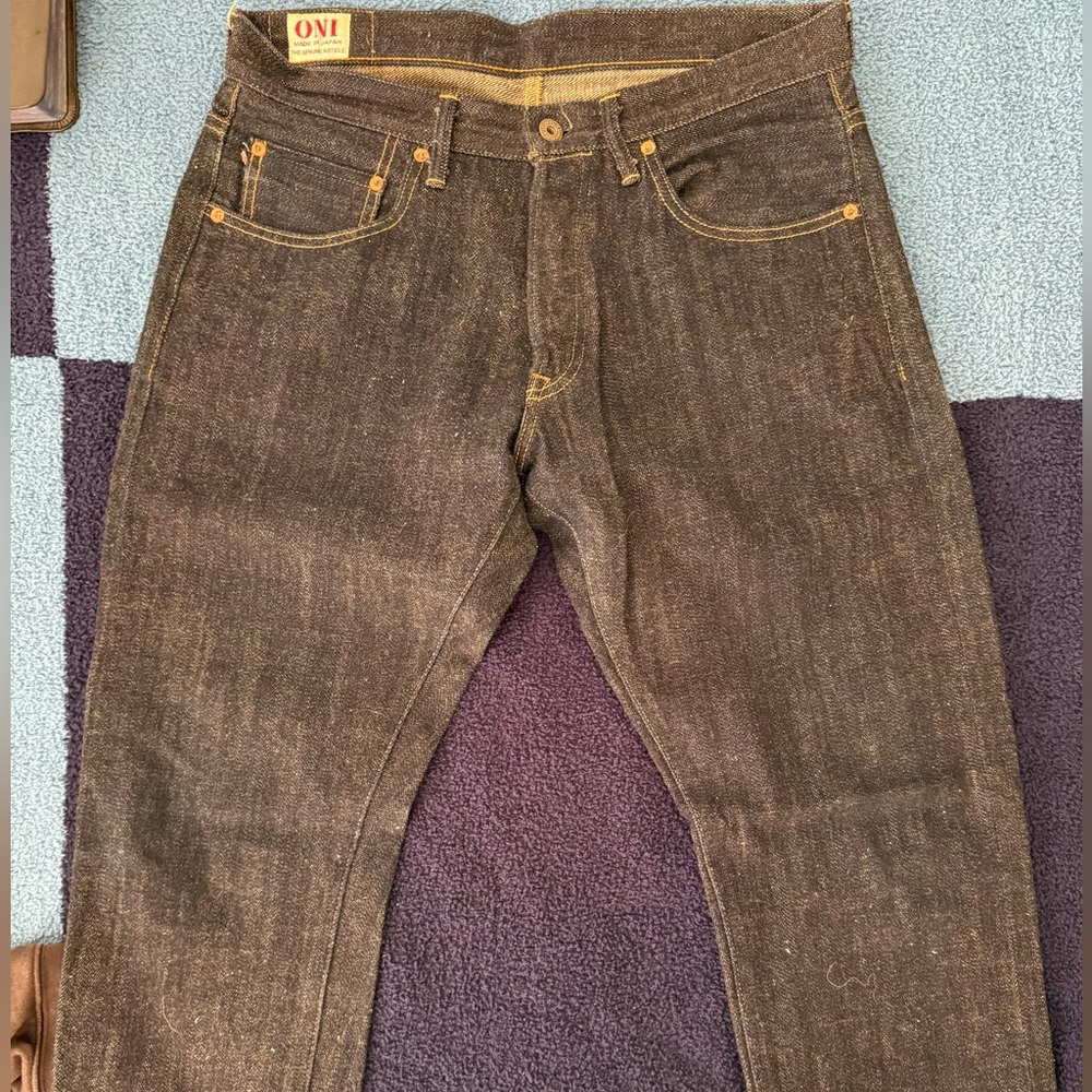 Oni 689 - Kiraku II Japanese Selvedge Men’s Denim. Size 31 x 32